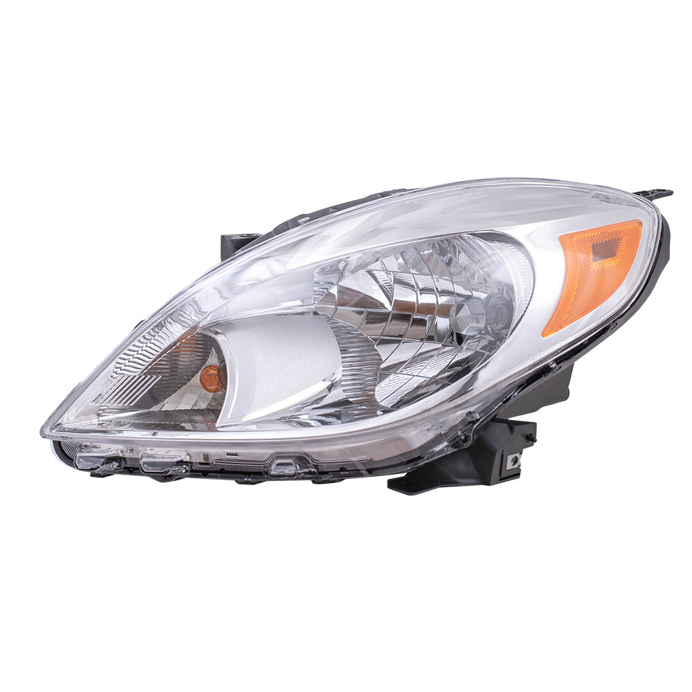 Brock Replacement Drivers Headlight Headlamp Compatible with 12-14 Versa Sedan 26010-3AN0B