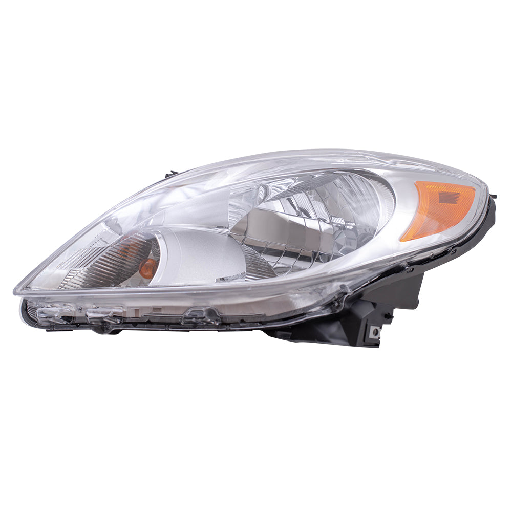 Brock Replacement Drivers Headlight Headlamp Compatible with 12-14 Versa Sedan 26010-3AN0B