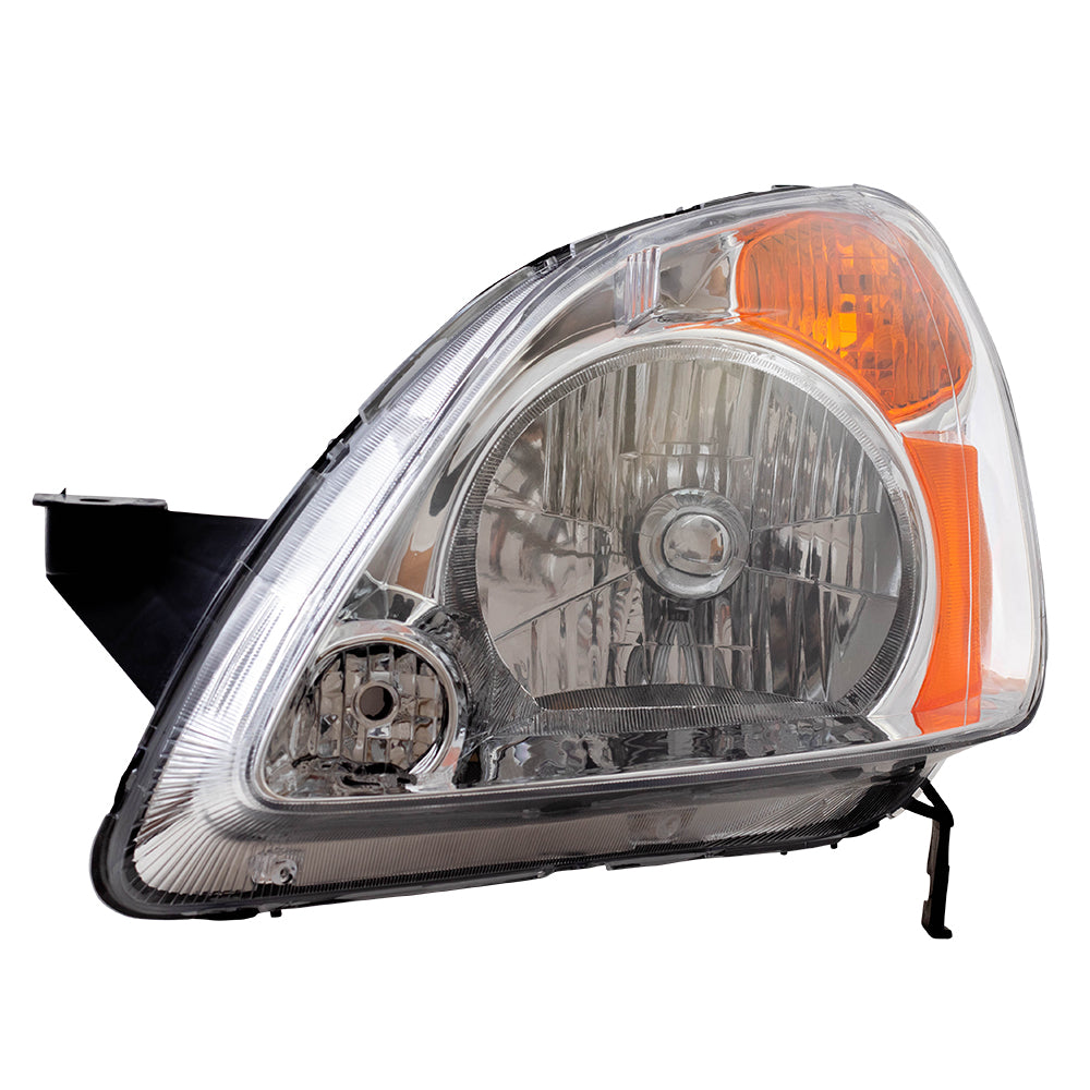 Brock Replacement Drivers Headlight Headlamp Compatible with 2002-2004 CR-V 33151S9AA01